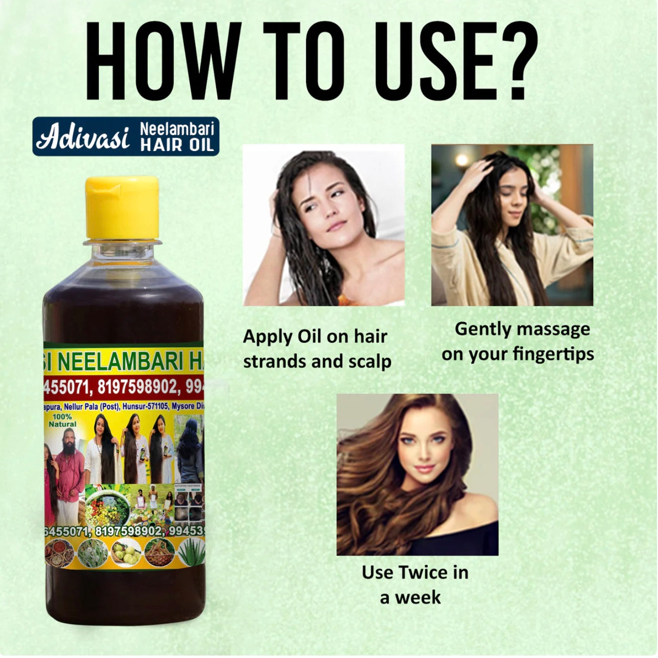 Adivasi Neelambari Herbal Hair Oil