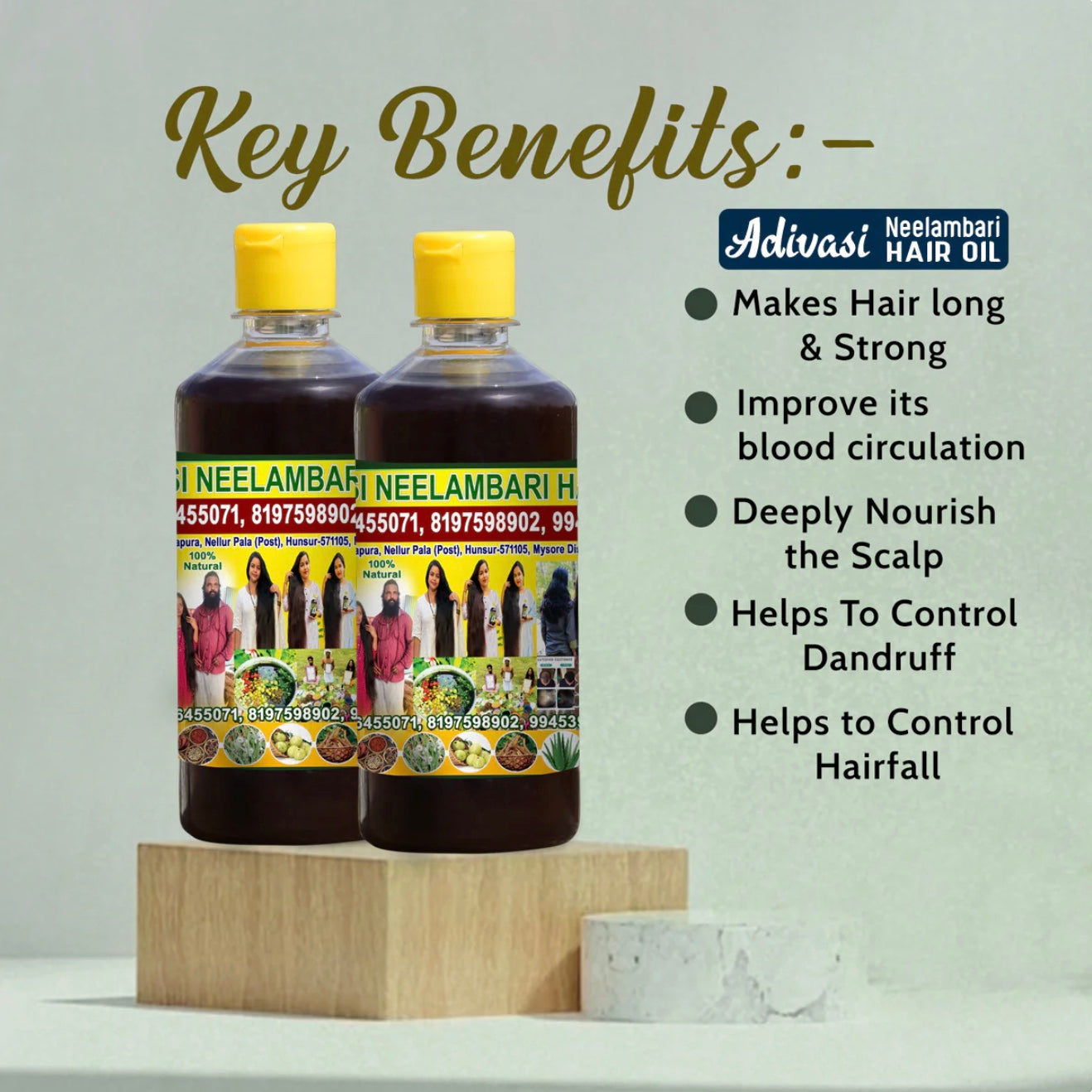 Adivasi Neelambari Herbal Hair Oil