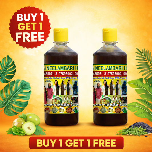 Adivasi Neelambari Herbal Hair Oil - (Buy 1 Get 1 FREE)