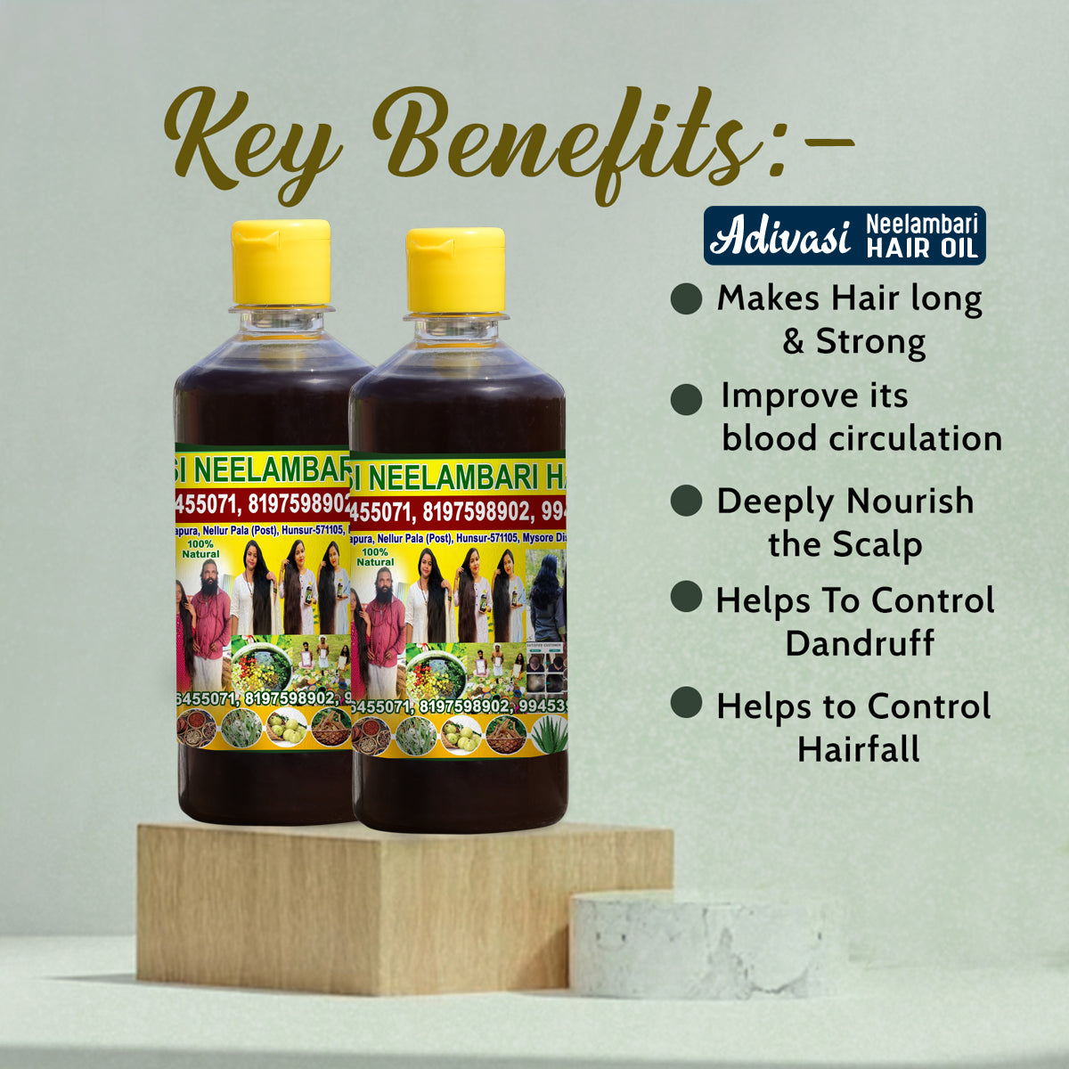 Adivasi Neelambari Herbal Hair Oil